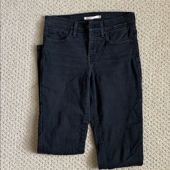 Faded black skinny 311 Levi’s - Picture 3 of 7